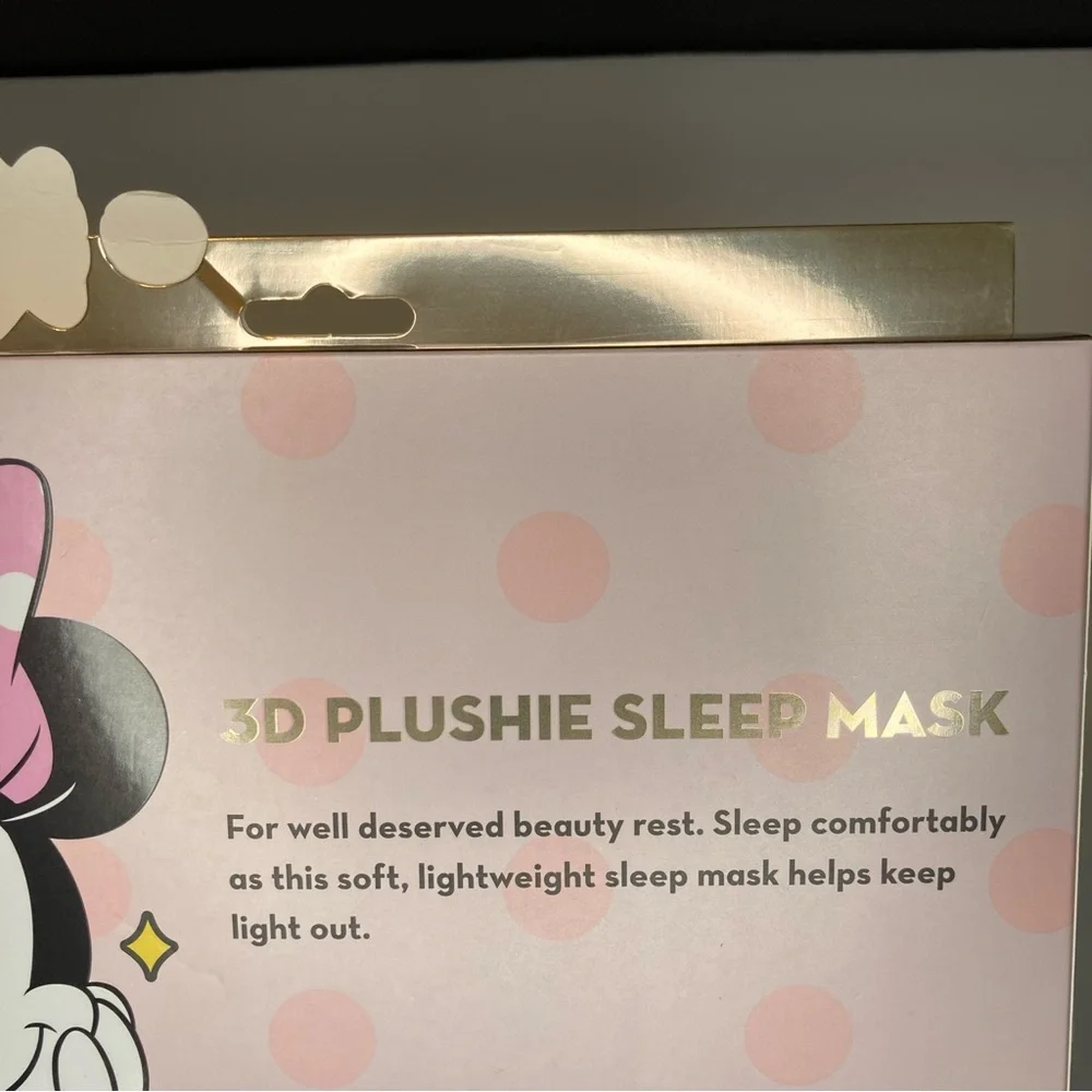The Crème Shop x Disney Minnie Mouse 3D Plushie Sleep Mask
